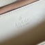Gucci GG Marmont Square Mini Bag in White Chevron Leather