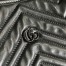 Gucci GG Marmont Large Tote Bag in Black Chevron Leather
