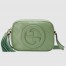 Gucci Blondie Small Camera Bag in Green Calf Leather