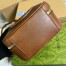 Gucci Blondie Mini Top Handle Bag in Brown Leather
