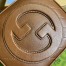 Gucci Blondie Mini Top Handle Bag in Brown Leather
