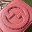 Gucci Blondie Mini Top Handle Bag in Pink Leather