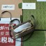 Gucci Blondie Mini Top Handle Bag in Taupe Leather