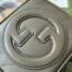 Gucci Blondie Mini Top Handle Bag in Taupe Leather