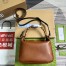 Gucci Diana Medium Shoulder Bag in Brown Cuir Leather