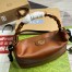 Gucci Diana Medium Shoulder Bag in Brown Cuir Leather