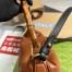 Gucci Diana Medium Shoulder Bag in Brown Cuir Leather