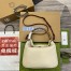 Gucci Diana Medium Shoulder Bag in White Cuir Leather