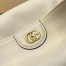 Gucci Diana Medium Shoulder Bag in White Cuir Leather