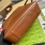 Gucci Diana Large Shoulder Bag in Brown Cuir Leather