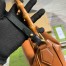 Gucci Diana Large Shoulder Bag in Brown Cuir Leather