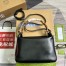 Gucci Diana Large Shoulder Bag in Black Cuir Leather