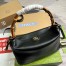 Gucci Diana Large Shoulder Bag in Black Cuir Leather