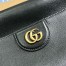 Gucci Diana Large Shoulder Bag in Black Cuir Leather