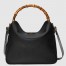 Gucci Diana Large Shoulder Bag in Black Cuir Leather