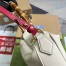 Gucci Diana Large Shoulder Bag in White Cuir Leather