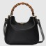 Gucci Diana Small Shoulder Bag in Black Cuir Leather
