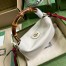 Gucci Diana Small Shoulder Bag in White Cuir Leather