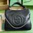 Gucci Blondie Medium Tote Bag in Black Calfskin