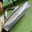 Gucci Blondie Medium Tote Bag in Silver Metallic Leather