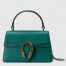 Gucci Dionysus Mini Top Handle Bag in Green Leather
