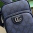 Gucci Ophidia GG Sling Bag in Blue GG Supreme Canvas