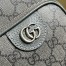 Gucci Ophidia GG Sling Bag in Grey GG Supreme Canvas