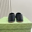 Gucci Women's Horsebit Loafers in Black Satin with Crystals