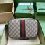 Gucci Savoy Toiletry Case in Beige GG Canvas with Web