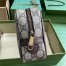 Gucci Savoy Toiletry Case in Beige GG Canvas with Web
