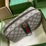 Gucci Savoy Toiletry Case in Beige GG Canvas with Web