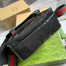 Gucci Men's Messenger Bag in Black GG Crystal Canvas