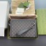 Gucci Ophidia GG Portfolio Pouch in Grey GG Supreme Canvas