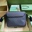 Gucci Ophidia Medium Messenger Bag in Blue GG Supreme Canvas