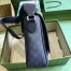 Gucci Ophidia Medium Messenger Bag in Blue GG Supreme Canvas