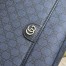 Gucci Ophidia Medium Messenger Bag in Blue GG Supreme Canvas
