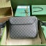 Gucci Ophidia Medium Messenger Bag in Grey GG Supreme Canvas