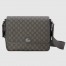 Gucci Ophidia Medium Messenger Bag in Grey GG Supreme Canvas