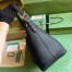 Gucci Jackie 1961 Small Shoulder Bag in Black Grained Leather