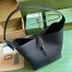 Gucci Jackie 1961 Small Shoulder Bag in Black Grained Leather