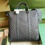 Gucci Men's Ophidia Medium Tote Bag in Grey GG Supreme Canvas