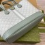 Gucci Ophidia Small Tote Bag in Dusty Blue GG Supreme Canvas