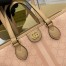 Gucci Ophidia Small Tote Bag in Dusty Pink GG Supreme Canvas