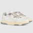 Gucci Women's Sneakers in White Distressed Effect Leather