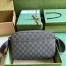 Gucci Men's Ophidia Medium Crossbody in Grey GG Supreme Canvas