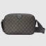 Gucci Men's Ophidia Medium Crossbody in Grey GG Supreme Canvas