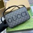 Gucci Mini messenger Bag in Grey GG Supreme Canvas
