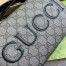 Gucci Mini messenger Bag in Grey GG Supreme Canvas