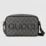 Gucci Mini messenger Bag in Grey GG Supreme Canvas