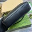 Gucci Mini messenger Bag in Black Grained Leather